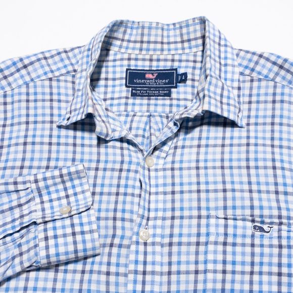 Vineyard Vines Shirts Vineyard Vines Linen Shirt Mens Large Slim